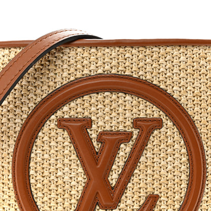 Louis Vuitton Kitted Raffia Petit Bucket Caramel 7 of 9