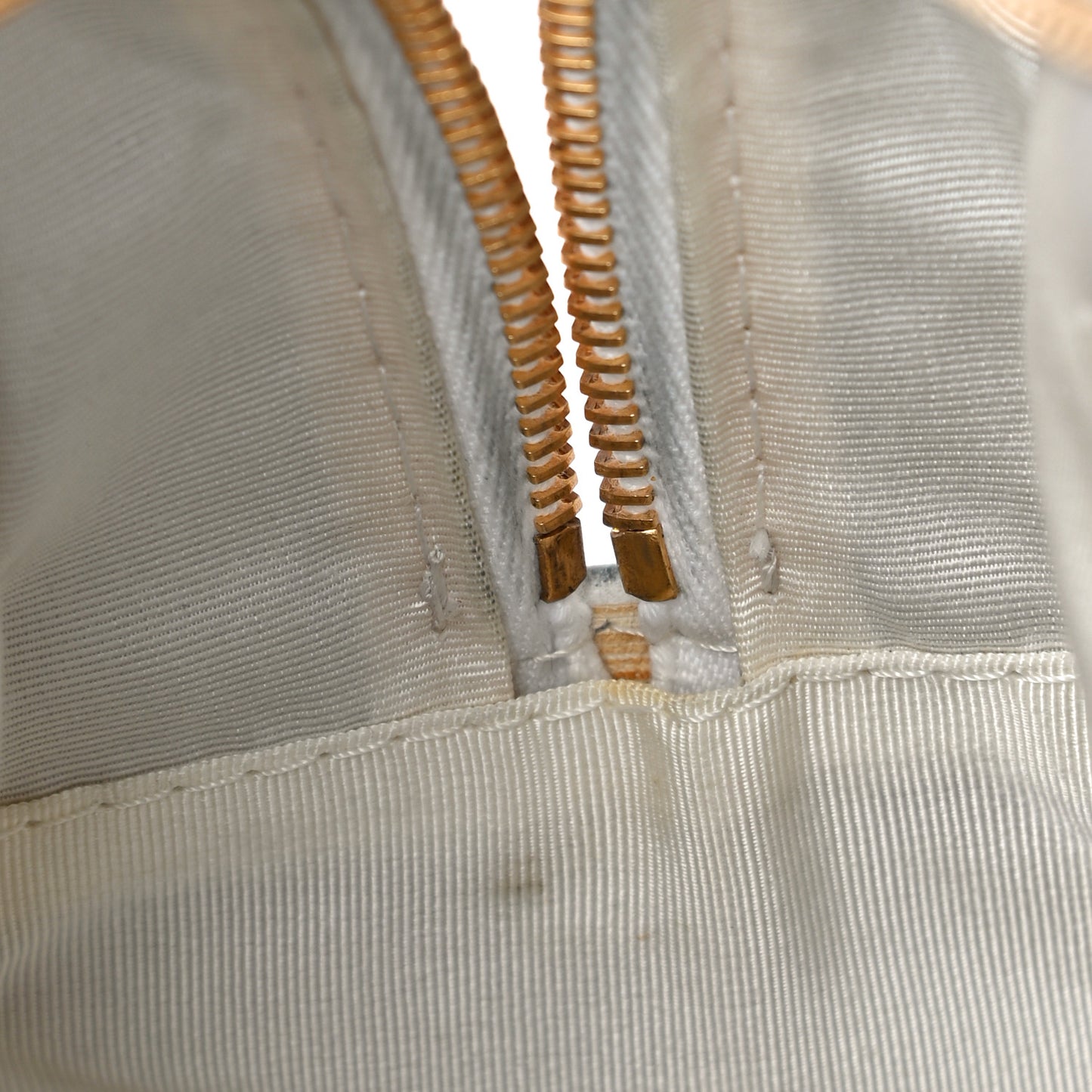 Calfskin Wild Stitch Top Handle Bag White