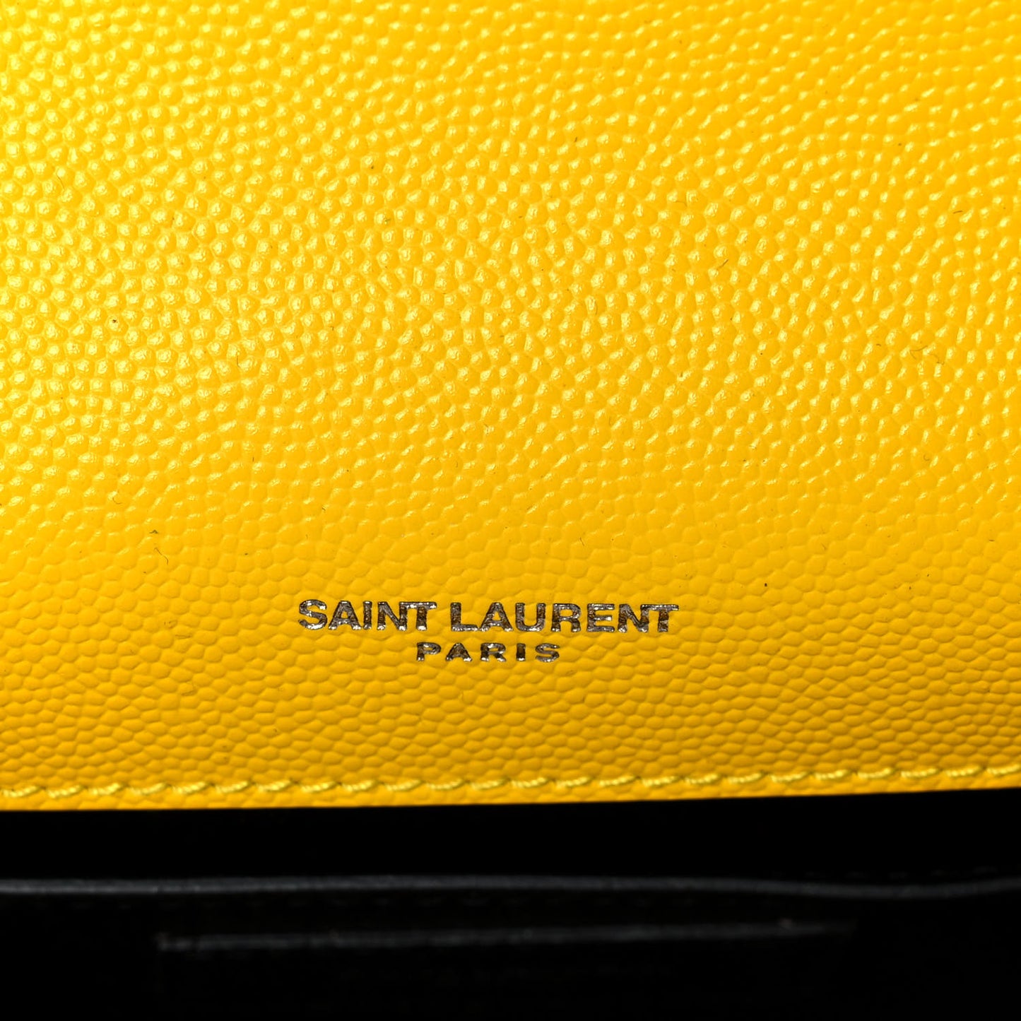 Patent Grain de Poudre Small Monogram Kate Satchel Mimosa