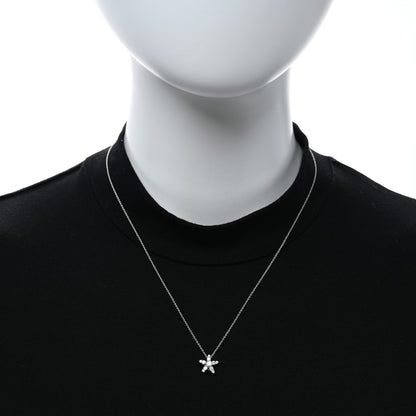 Roberto Coin 18K White Gold Diamond Tiny Treasures Star Pendant Necklace 2 of 5
