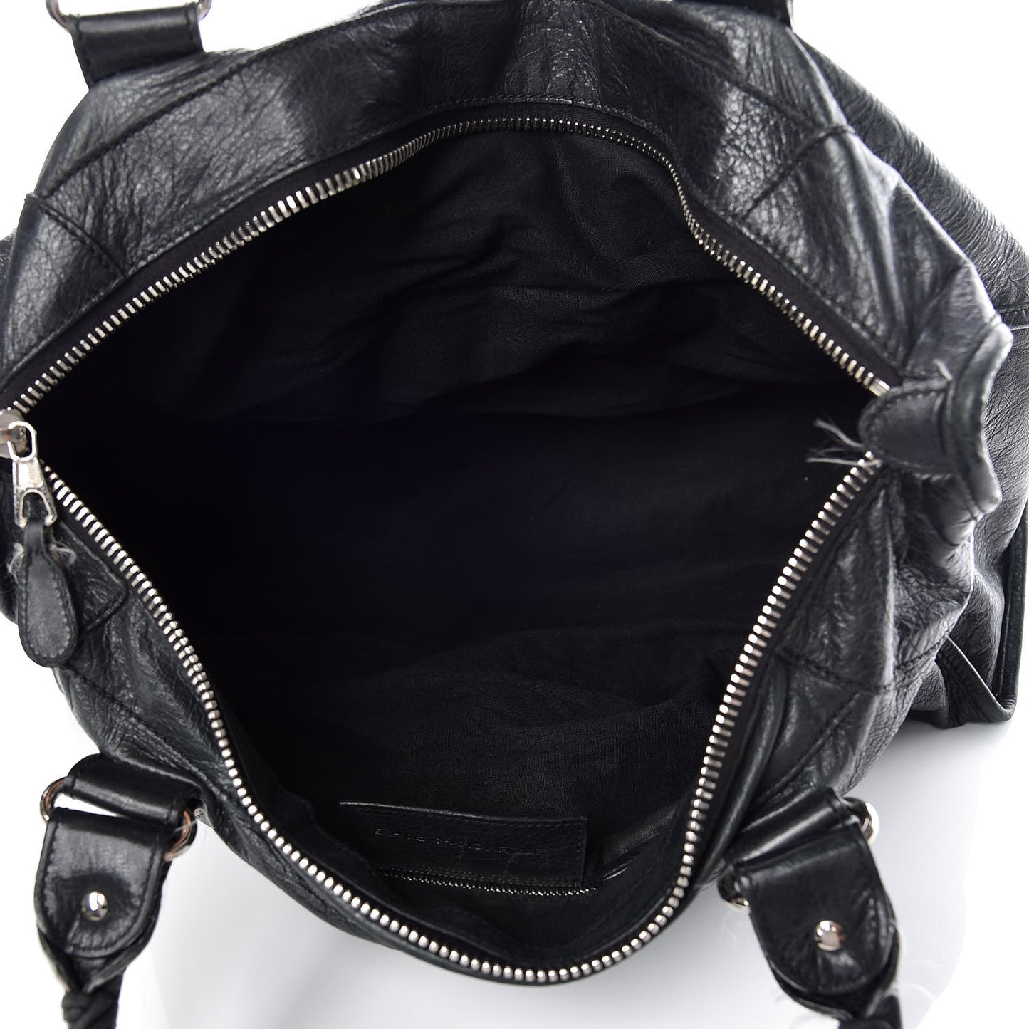 Agneau Giant 21 Silver Hardware Work Black