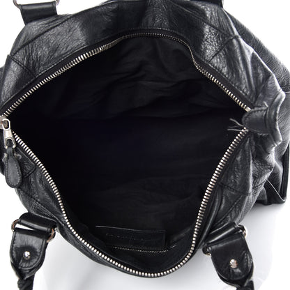 Balenciaga Agneau Giant 21 Silver Hardware Work Black 5 of 16