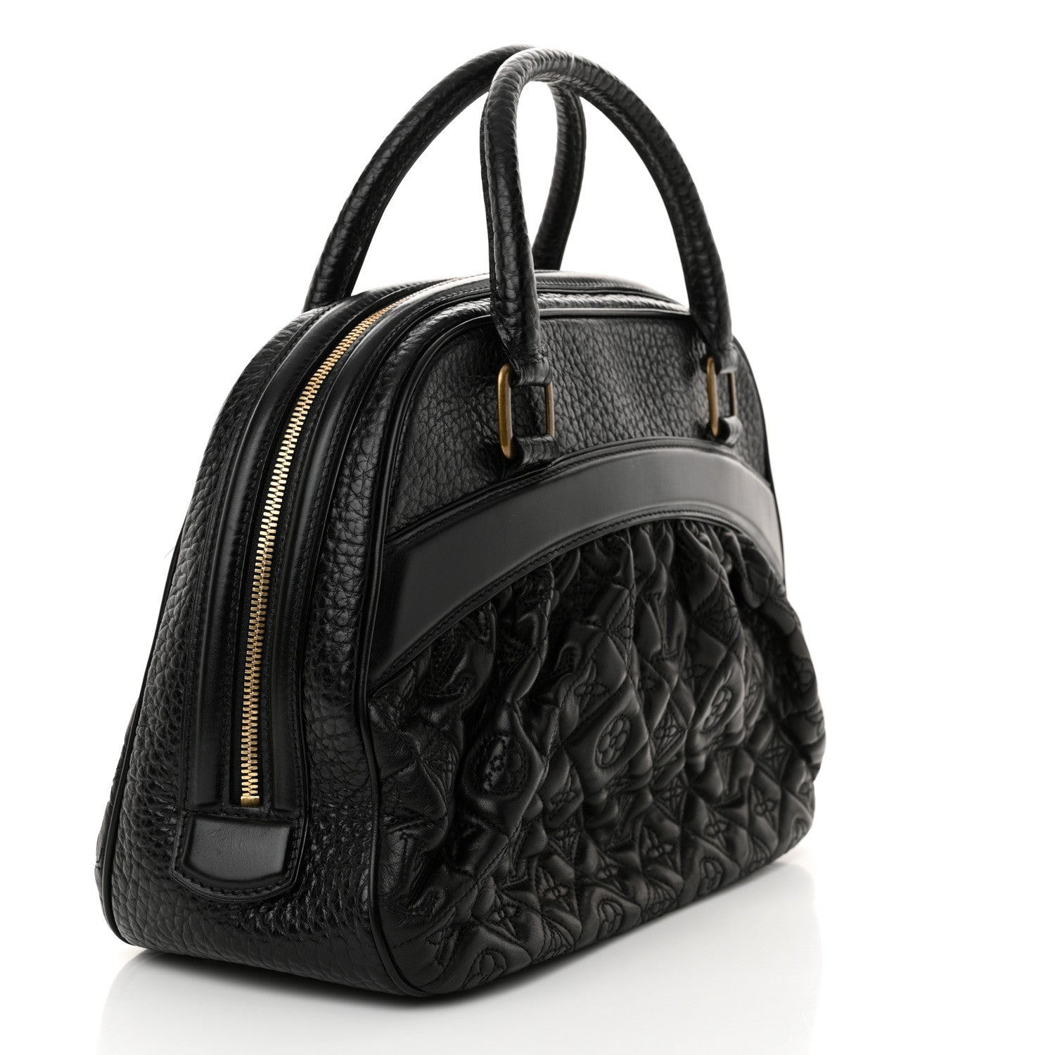Louis Vuitton Lambskin Vienna Mizi Black 3 of 11