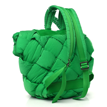 Bottega Veneta Nylon Intrecciato Padded Cassette Backpack Parakeet 4 of 10