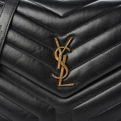 Saint Laurent Calfskin Y Quilted Monogram Medium Loulou Chain Satchel Black 11 of 11