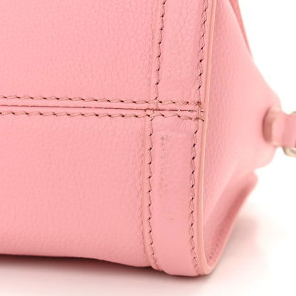 Alexander McQueen Pebbled Calfskin Mini Skull Padlock Zip Around Tote Petal 11 of 11