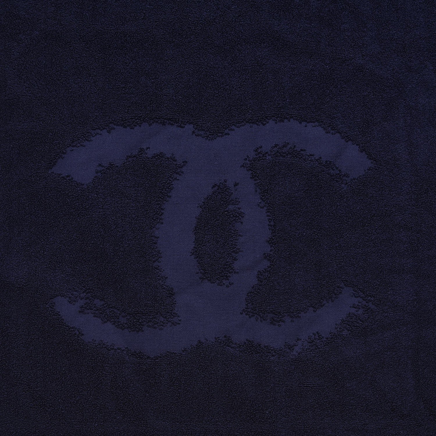 Chanel Terry Cotton CC Beach Tote Towel Set Blue 13 of 16