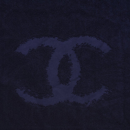 Chanel Terry Cotton CC Beach Tote Towel Set Blue 13 of 16
