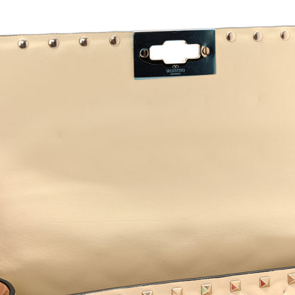 Valentino Garavani Nappa Medium Rockstud Spike Shoulder Bag Light Ivory 10 of 10