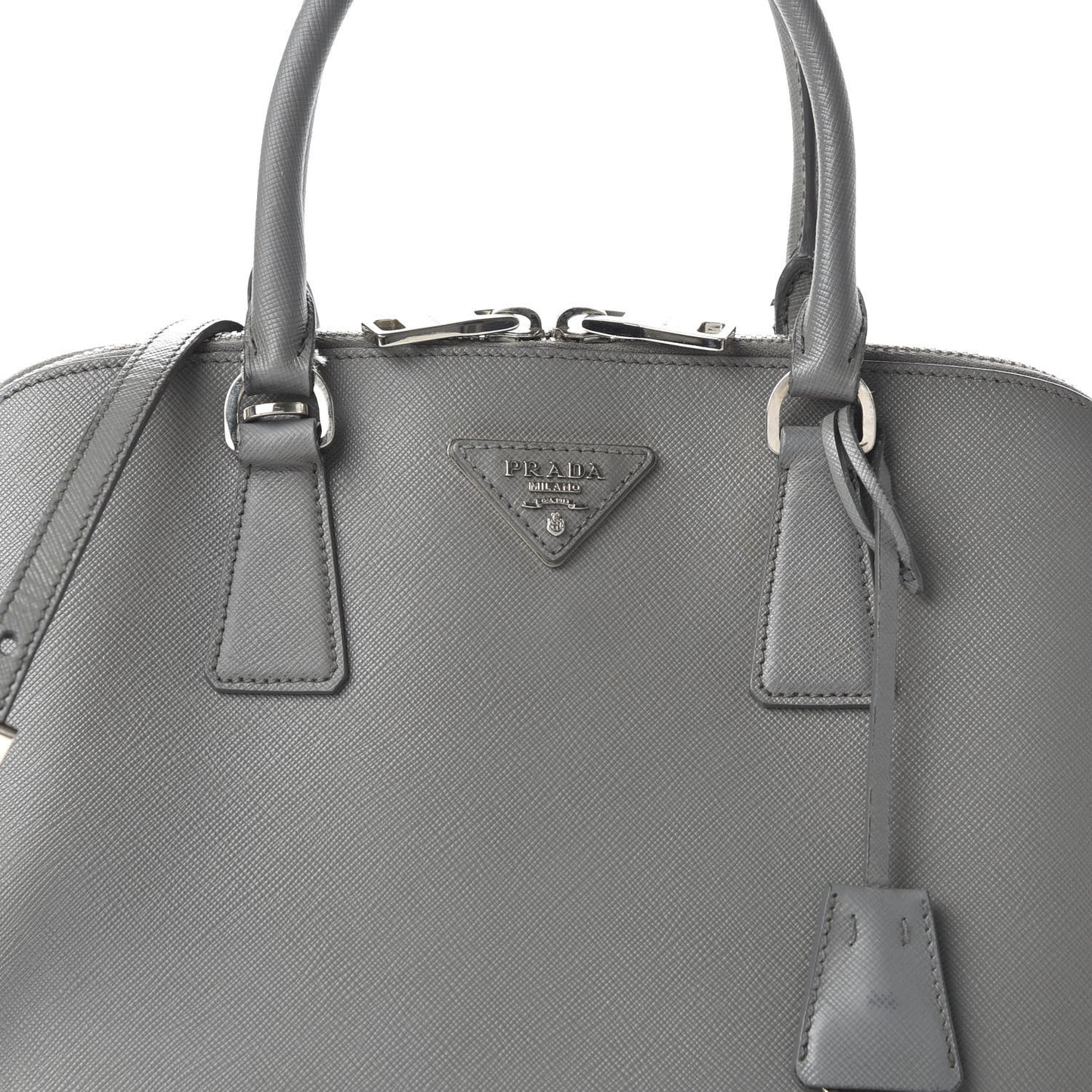 Saffiano Lux Medium Promenade Tote Marmo