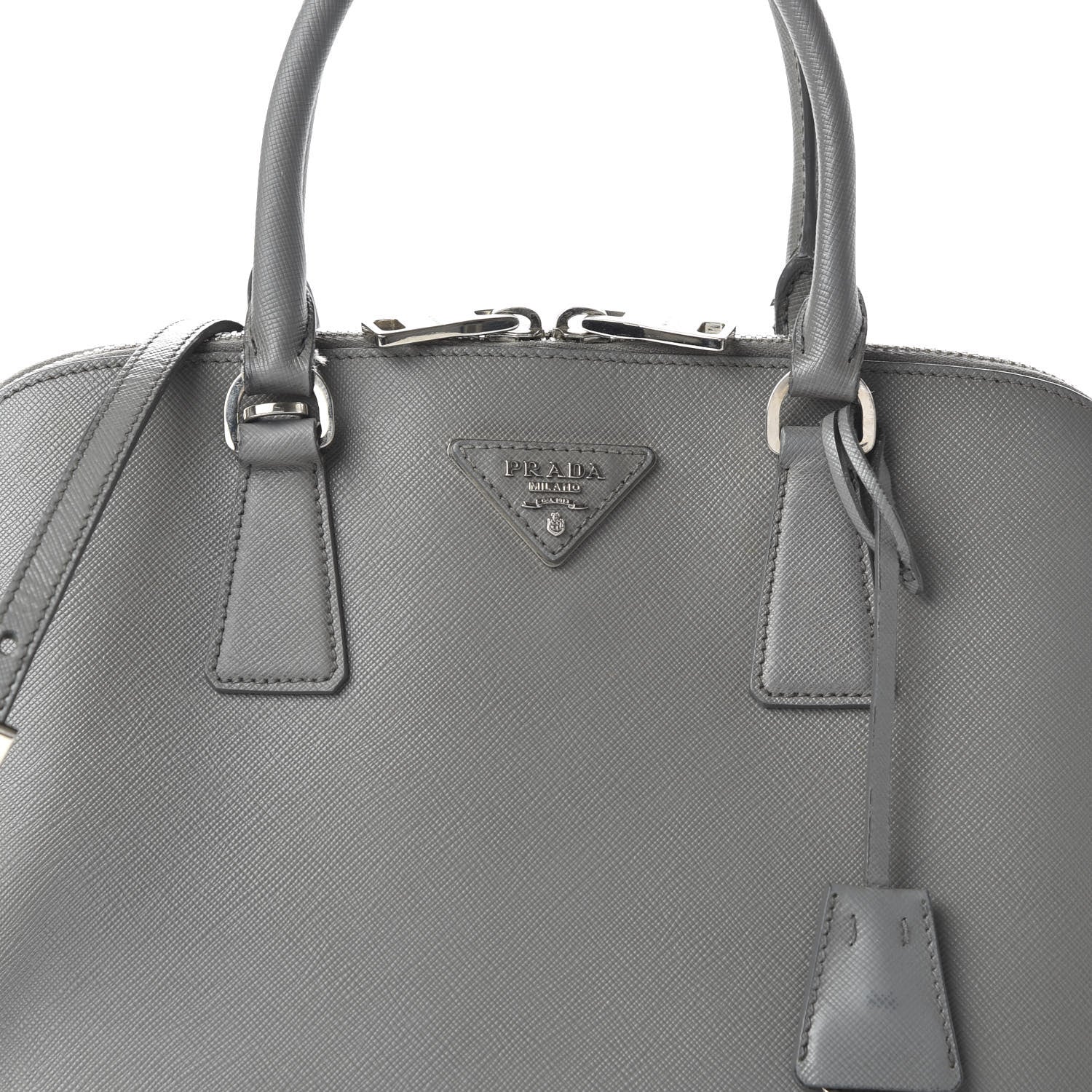 Prada Saffiano Lux Medium Promenade Tote Marmo 10 of 10
