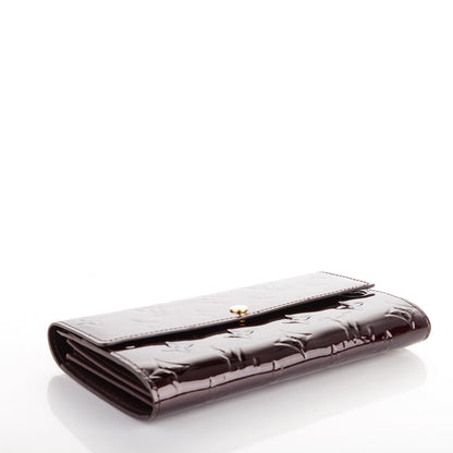 Louis Vuitton Vernis Sarah Wallet Amarante 4 of 8
