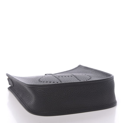 Hermes Taurillon Clemence Evelyne TPM Black 4 of 11