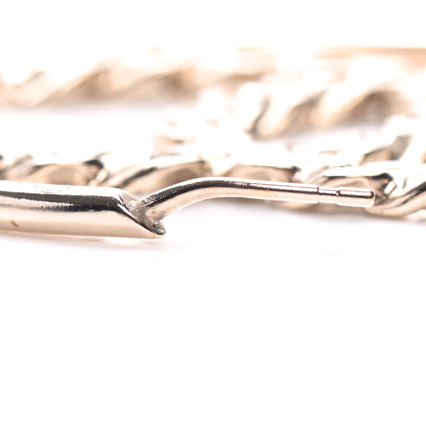 Crystal High Society CC Hoop Earrings Gold