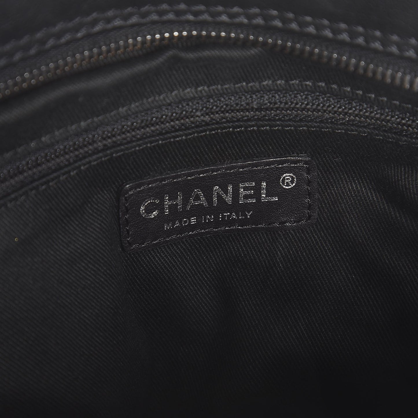 Calfskin Small Diamond Stitch Tote Black
