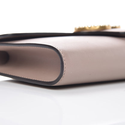 Gucci Calfskin Pearly GG Marmont Clutch Porcelain Rose 9 of 10