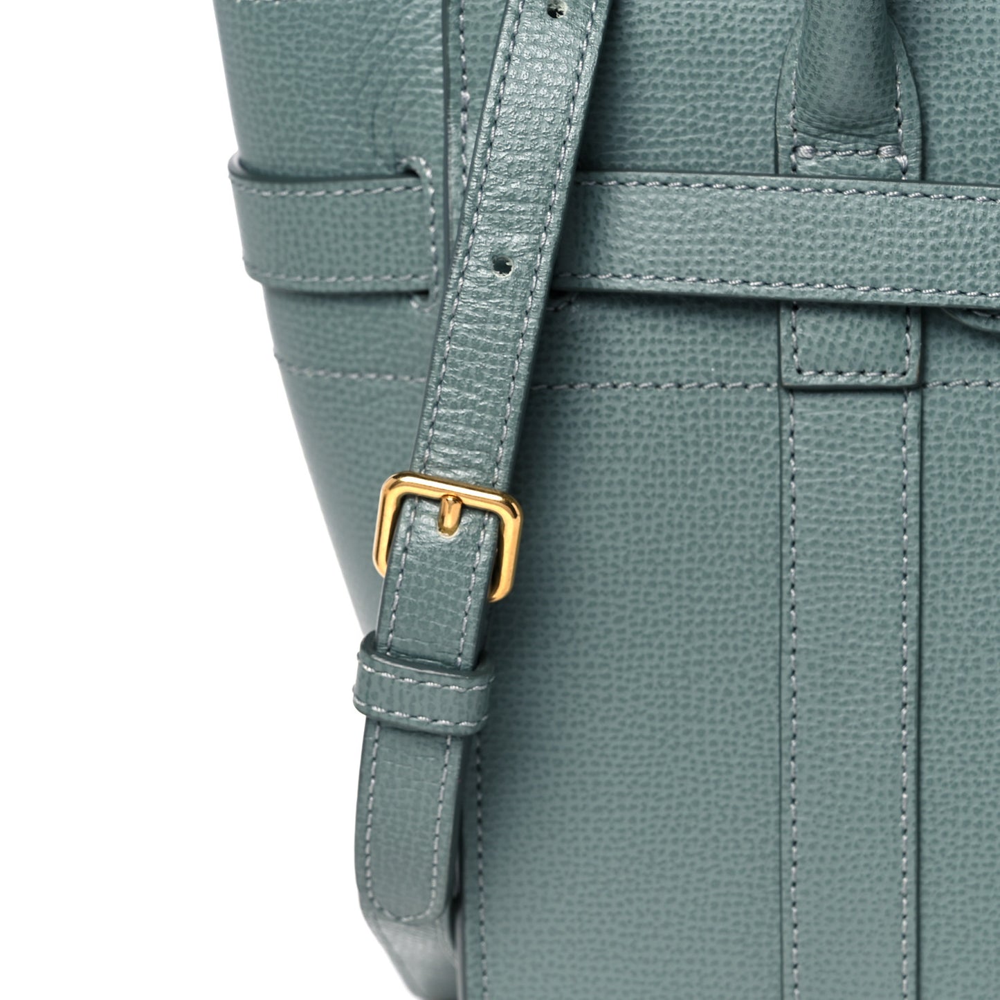 Small Classic Grain Mini Zipped Bayswater Antique Blue