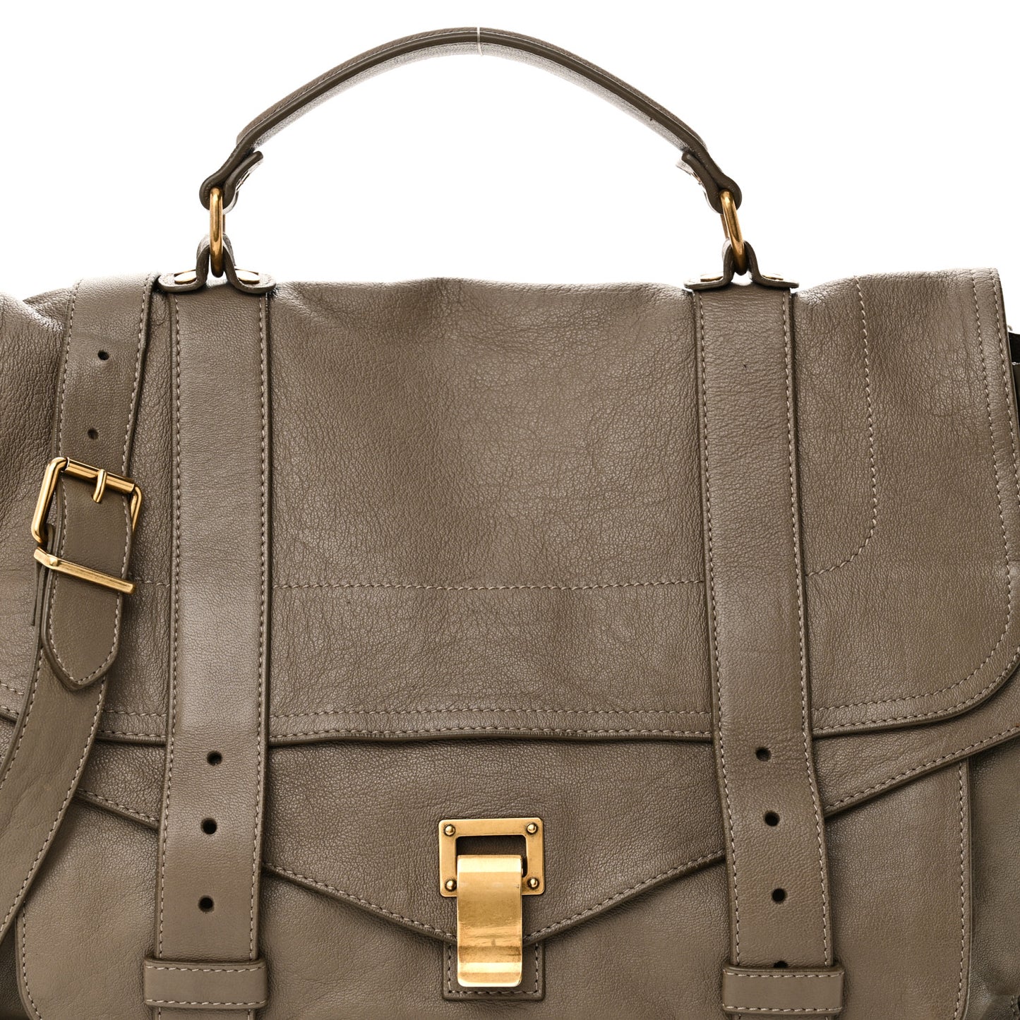 Lambskin Large PS1 Satchel Smoke