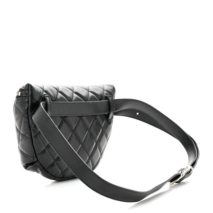 Chanel Calfskin Quilted Waist Belt Bag Black 3 of 11