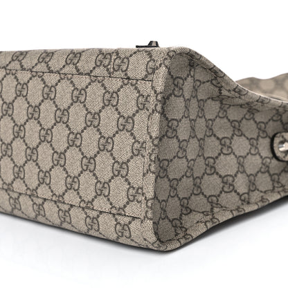Balenciaga X GUCCI GG Supreme Monogram Neo Classic Silver Hardware City Beige Ebony 9 of 9