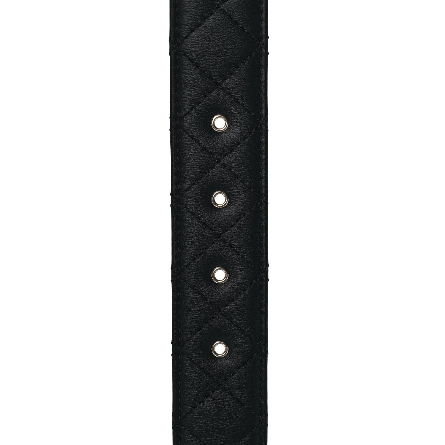 Chanel Lambskin Quilted CC Chain Belt 85 34 Black 6 of 7