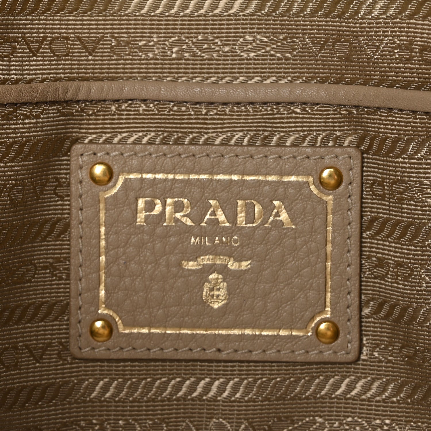 Prada Vitello Daino Side Zip Tote Sabbia 6 of 10