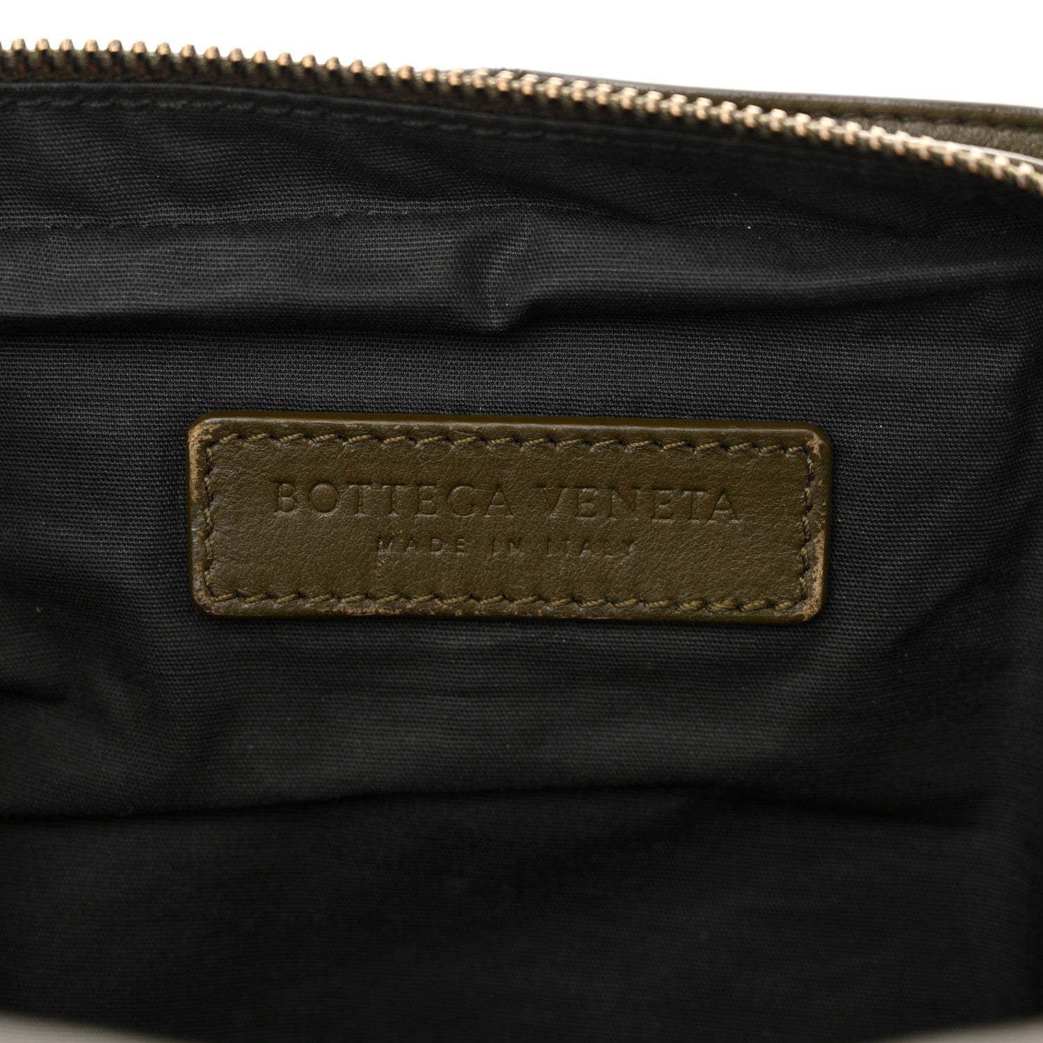 Bottega Veneta Nappa Intrecciato Belt Bag Khaki Black 6 of 14