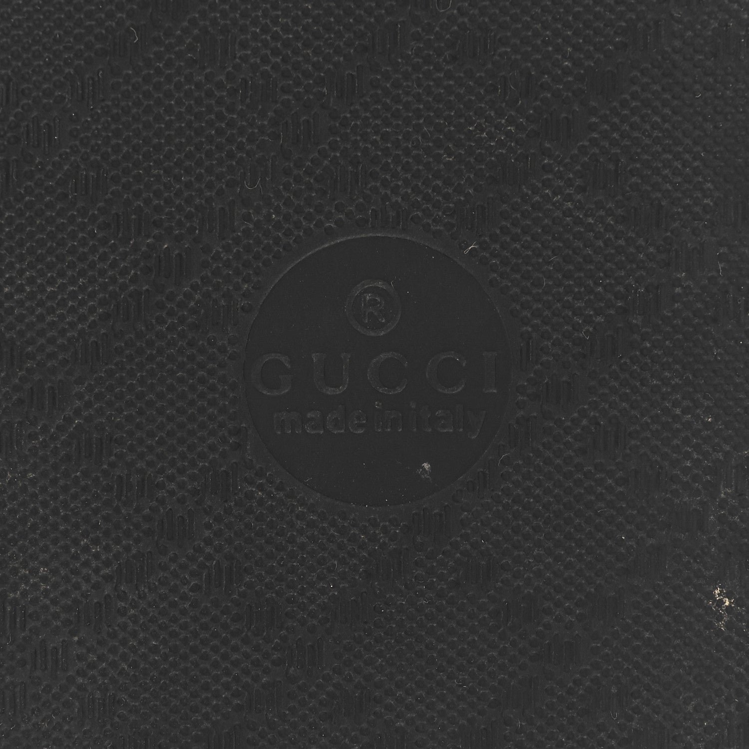 Gucci Rubber Chevron Womens GG Thong Sandals 40 Black 7 of 8