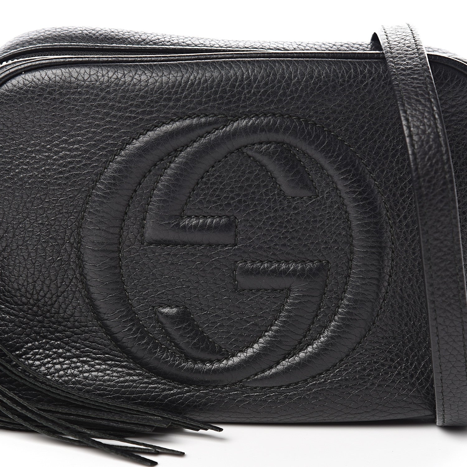 Gucci Pebbled Calfskin Small Soho Disco Bag Black 10 of 10