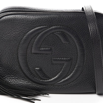 Gucci Pebbled Calfskin Small Soho Disco Bag Black 10 of 10