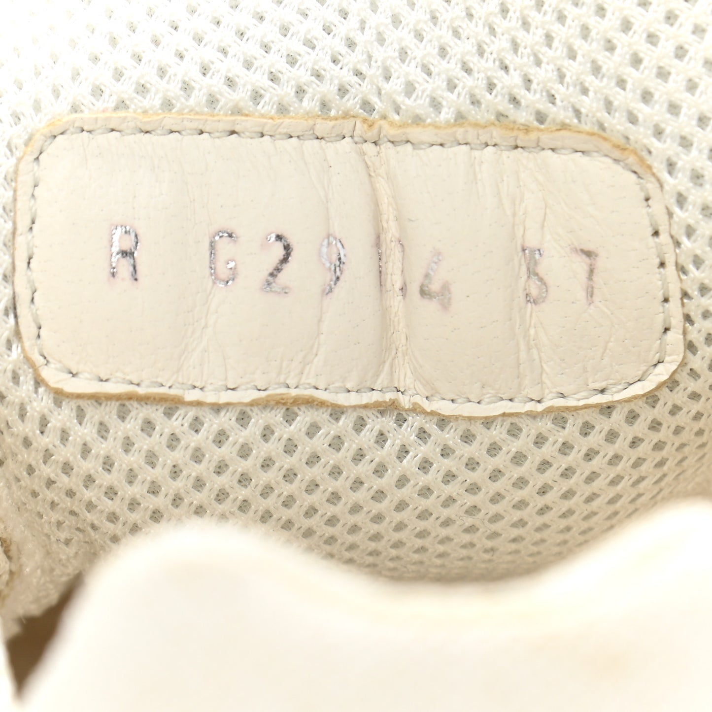 Suede Calfskin CC Sneakers 37 White Grey