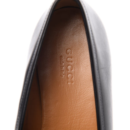 Gucci Calfskin Womens Jordaan Loafers 39.5 Black 7 of 12
