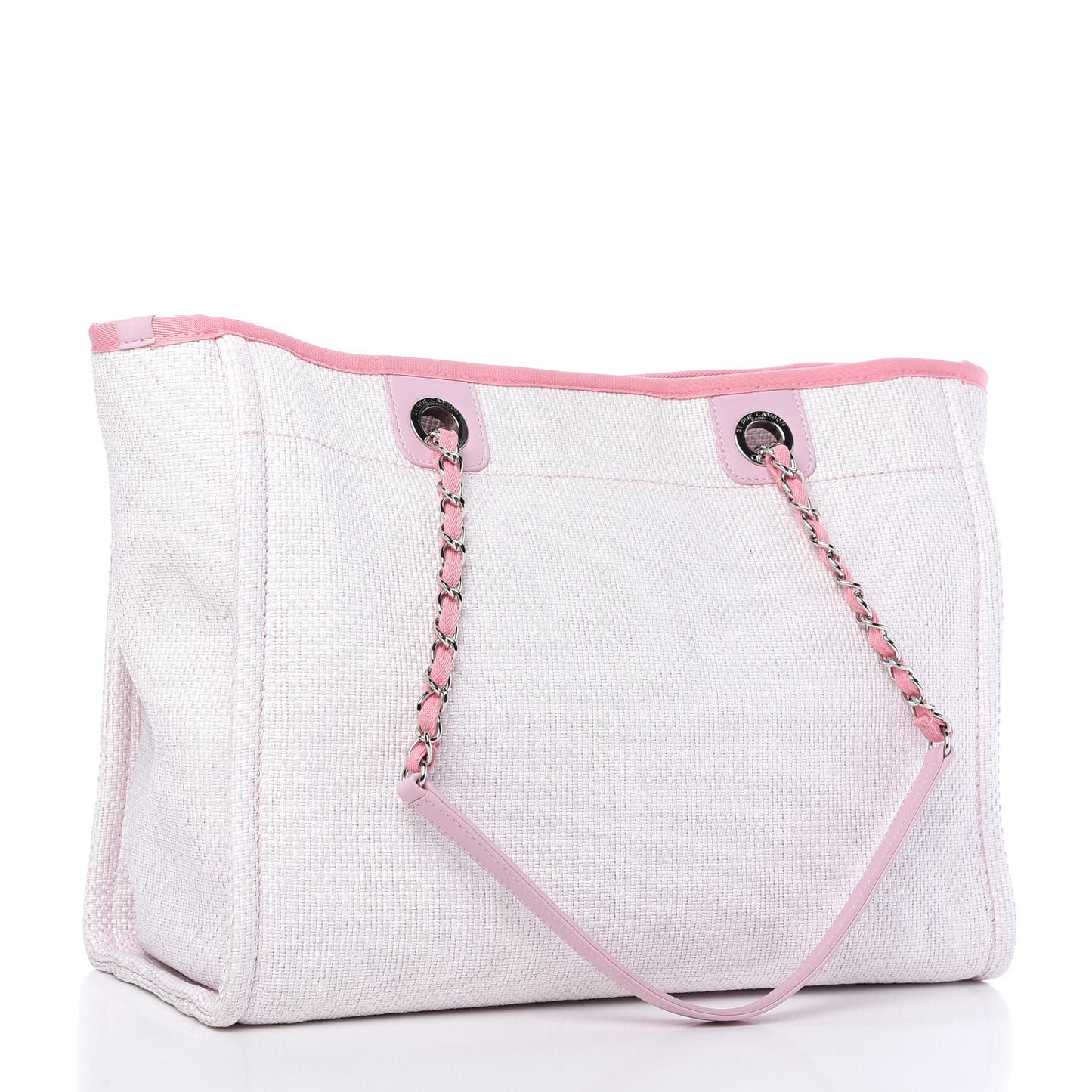 Canvas Small Deauville Tote Light Pink