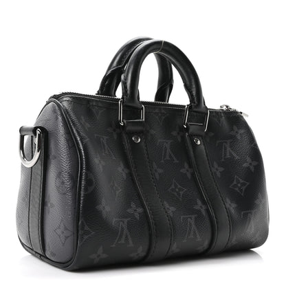 Louis Vuitton Reverse Monogram Eclipse Keepall XS Black 3 of 9