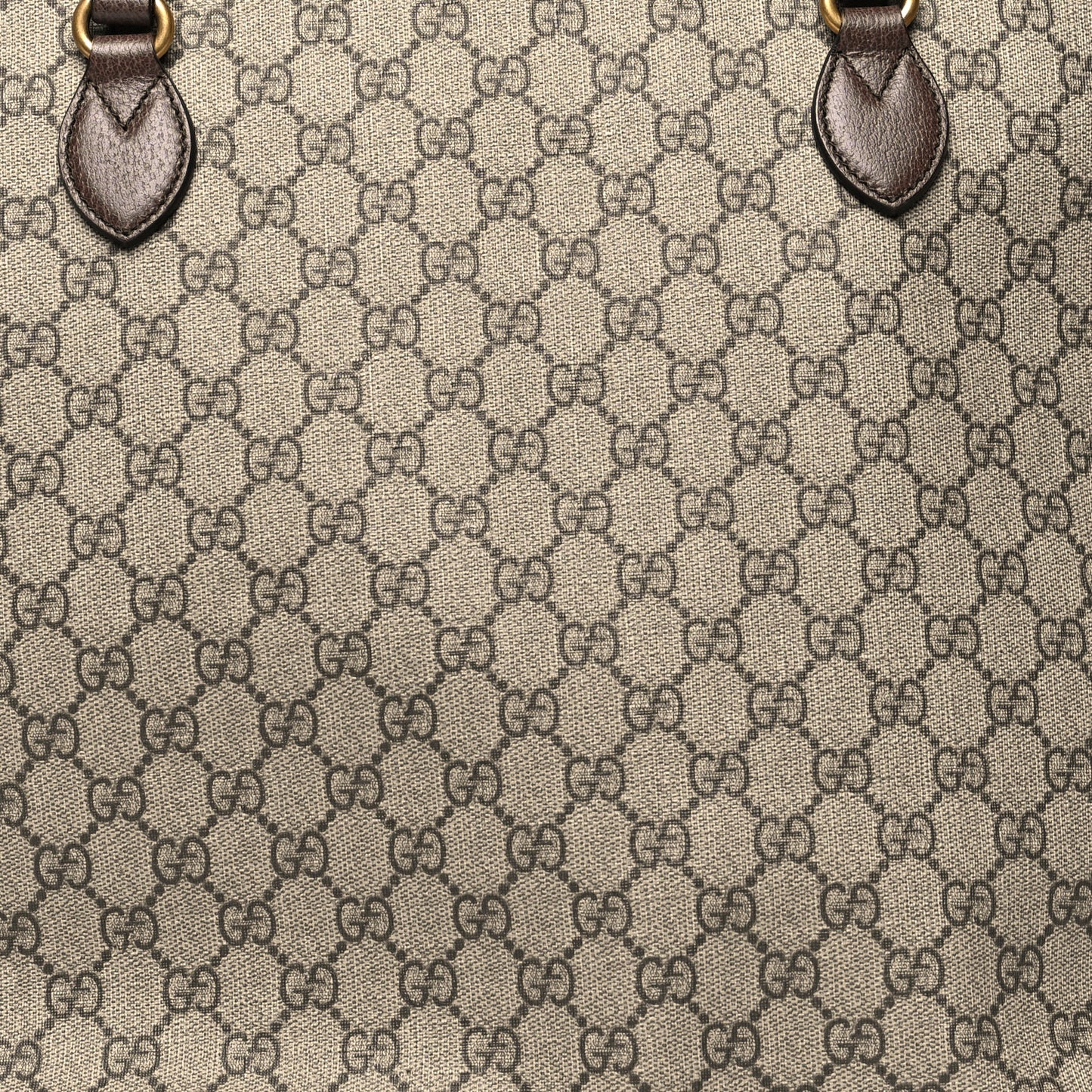 GG Supreme Monogram Medium Ophidia Shopping Tote Ebony