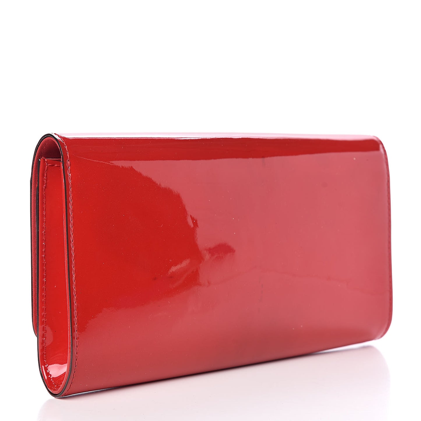 Patent Louise Clutch Cherry