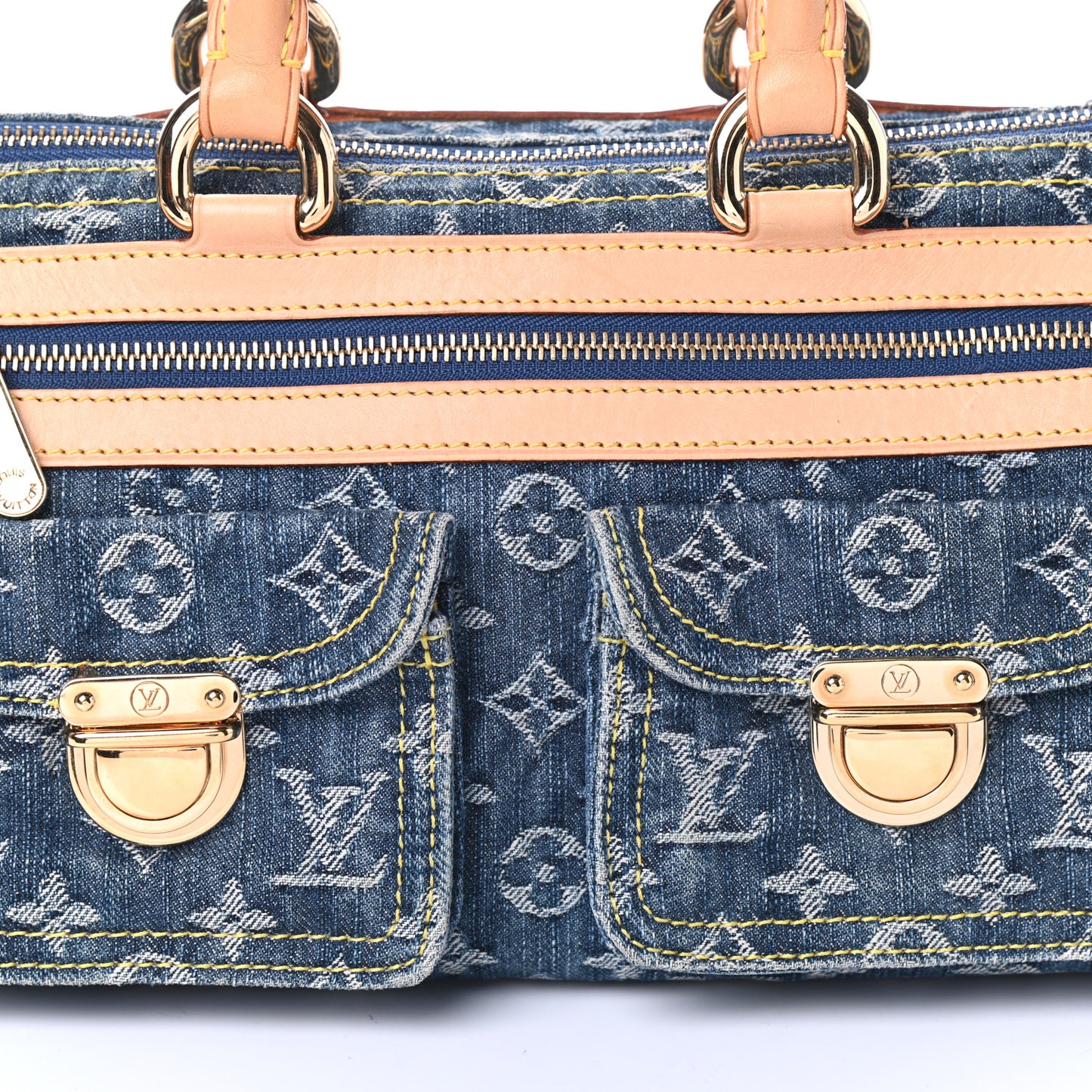 Monogram Denim Neo Speedy Blue