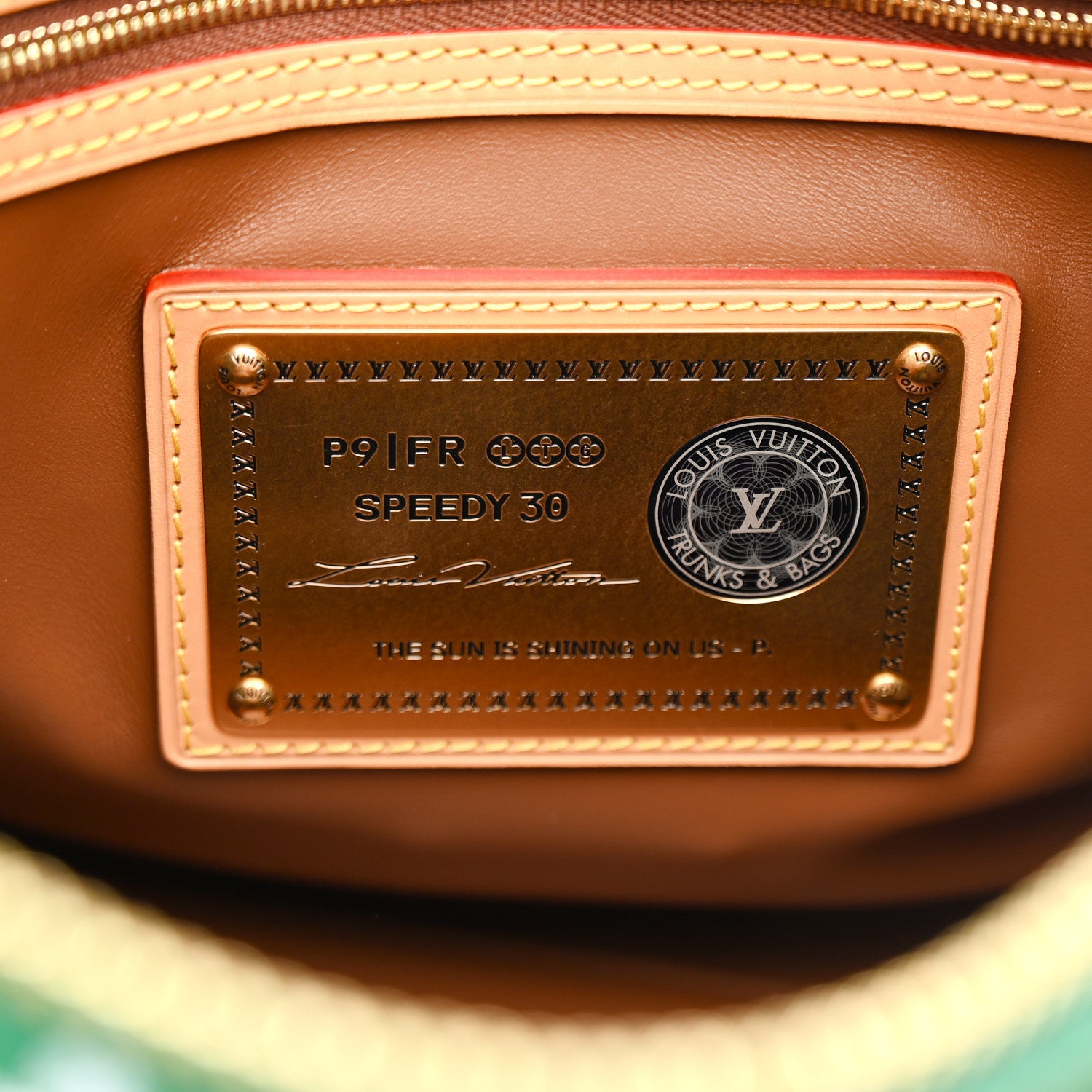 Louis Vuitton Calfskin Monogram Speedy P9 Bandouliere 30 Green 7 of 13