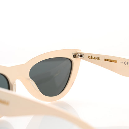 Celine Acetate Cat Eye Sunglasses CL40019I Ivory 5 of 10