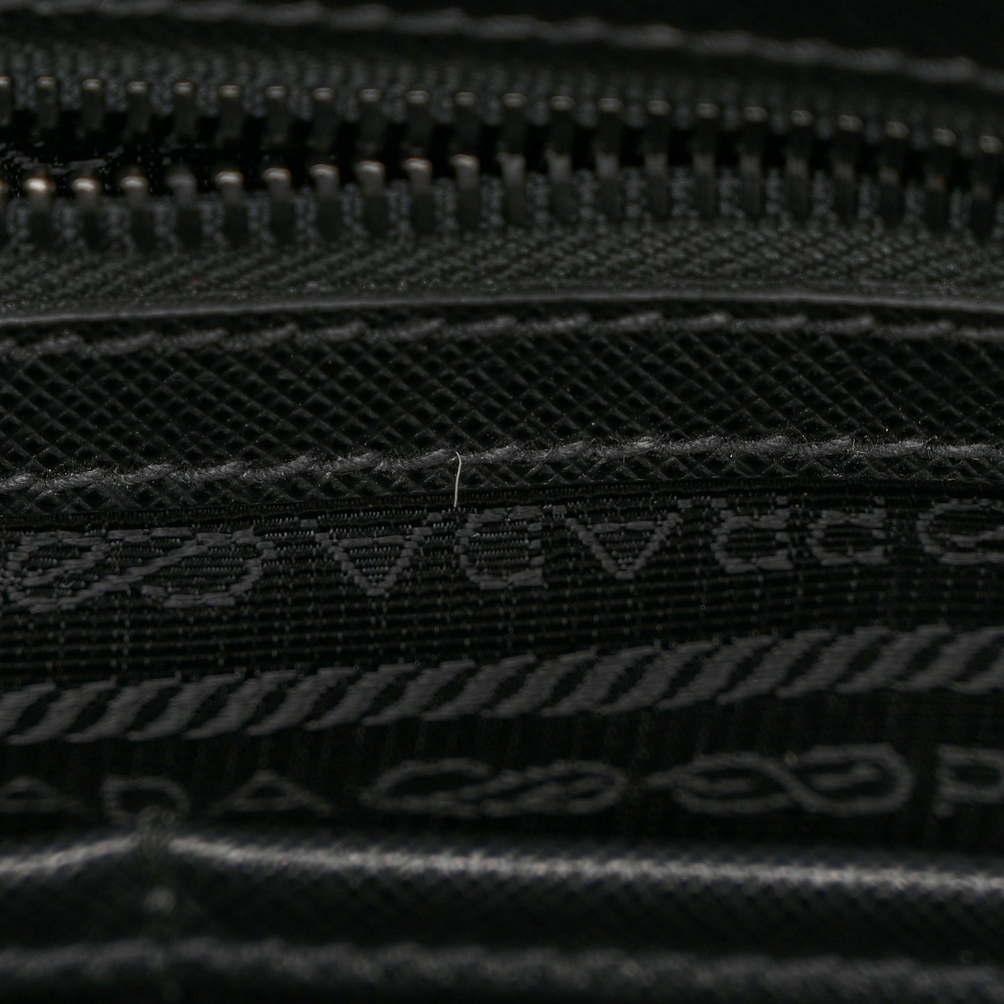 Tessuto Nylon Saffiano Briefcase Black