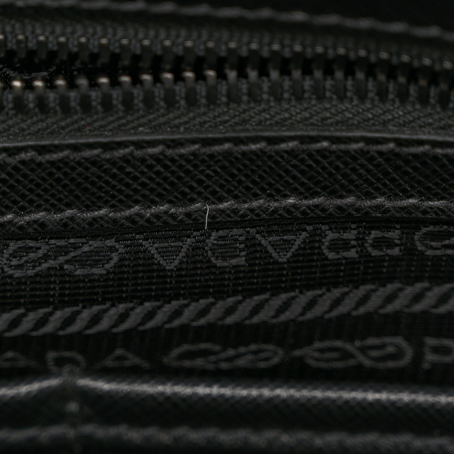 Prada Tessuto Nylon Saffiano Briefcase Black 6 of 12