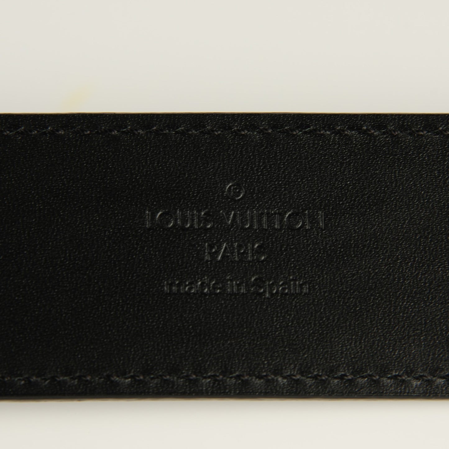 Taiga 35 MM LV Initiales Belt 90 36 Ardoise