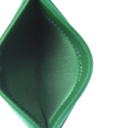 Chanel Metallic Caviar Quilted Card Holder Green 5 of 9
