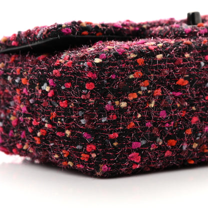 Chanel Tweed Quilted Mini Rectangular Flap Pink Multicolor 8 of 11