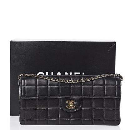 Chanel Lambskin East West Chocolate Bar Flap Black 11 of 11