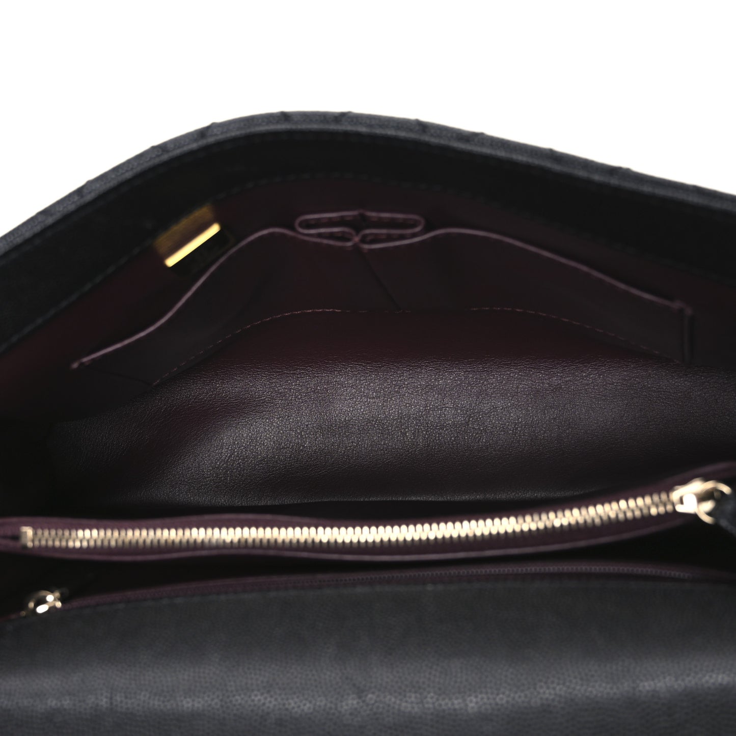 Caviar Lizard Quilted Medium Coco Handle Flap Black