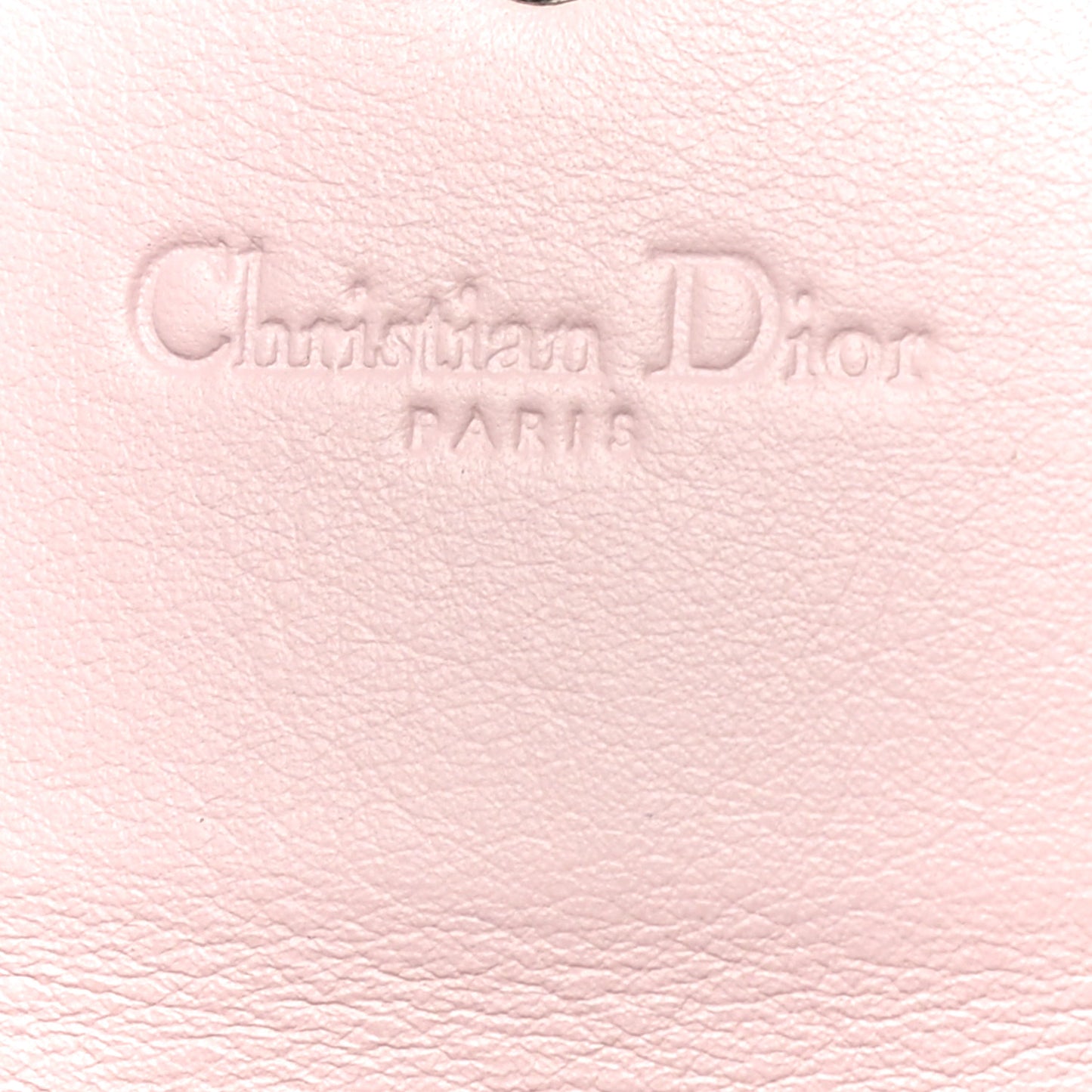Calfskin Bi-Color Envelope Chain Wallet Pink Black