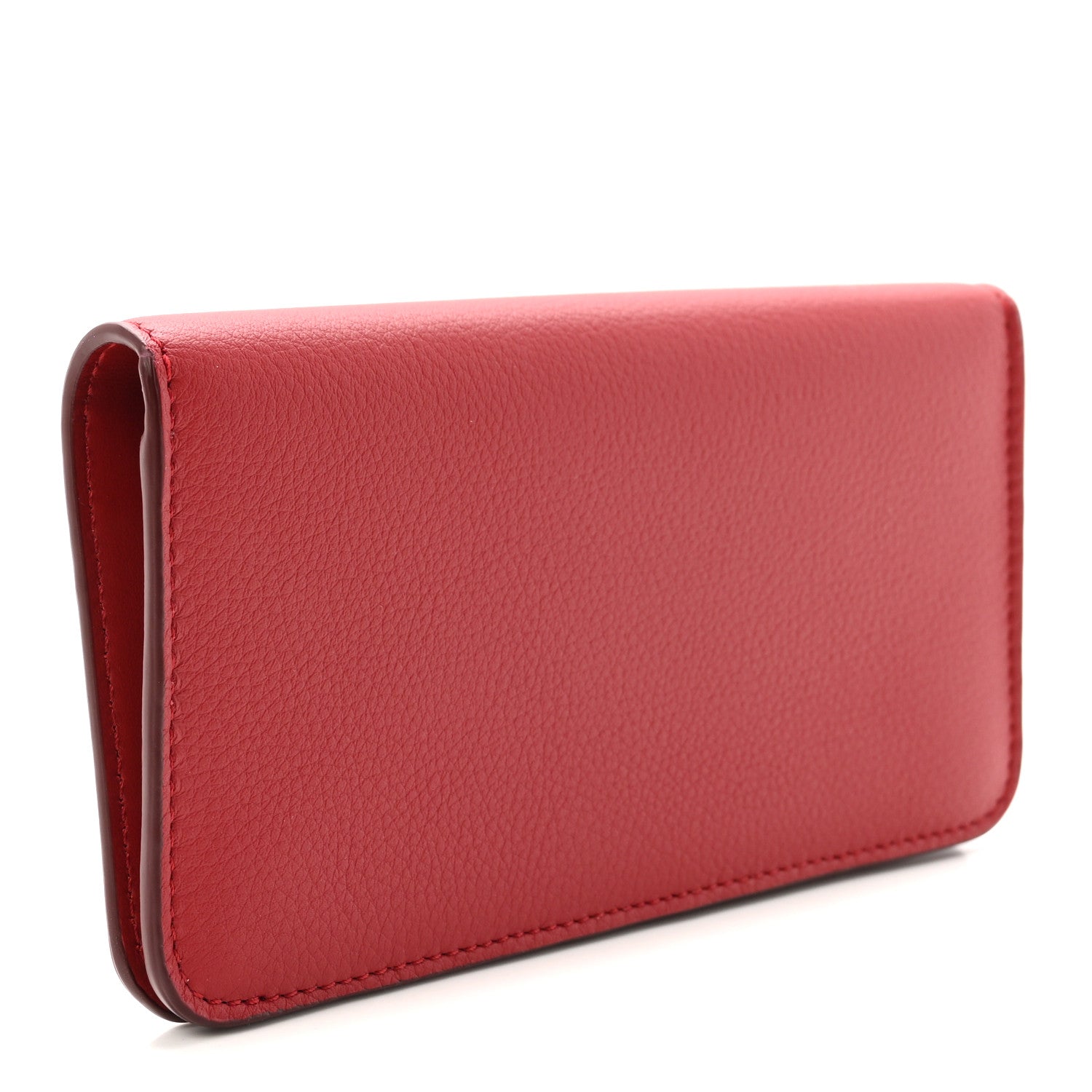Burberry Marais Calfskin Rowe Continental Wallet Dark Carmine 3 of 6