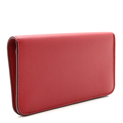 Burberry Marais Calfskin Rowe Continental Wallet Dark Carmine 3 of 6