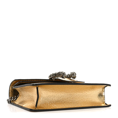 Gucci Metallic Calfskin Super Mini Dionysus Shoulder Bag Gold 4 of 10